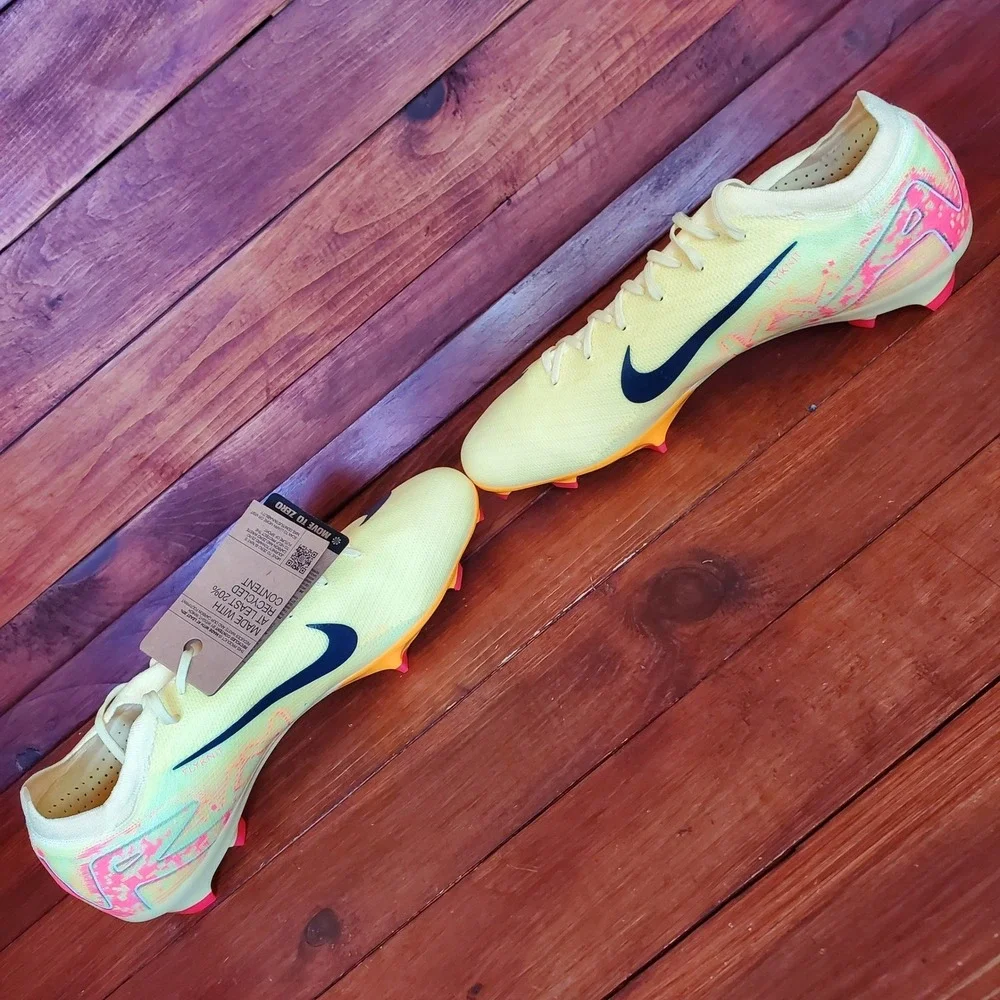 Nike Air Zoom Vapor‎ 16 Pro FG Soccer Cleats Men Yellow 12 Mbappe - Picture 5 of 7